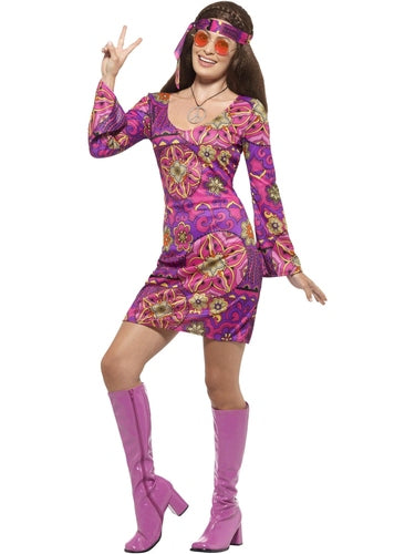 WOODSTOCK HIPPIE CHICK COSTUME FOR ADULTS