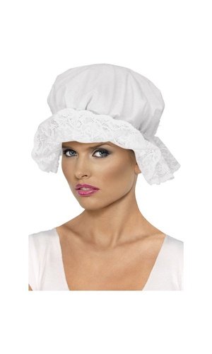 White Mop Cap