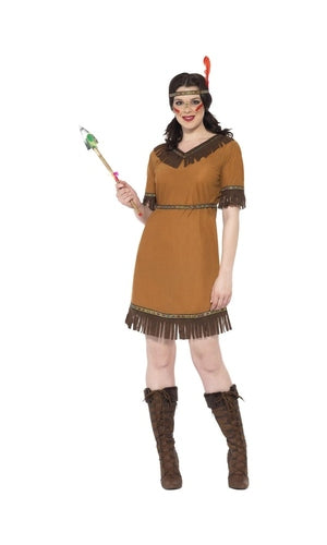 Wild West Indian Maiden Costume For Adults