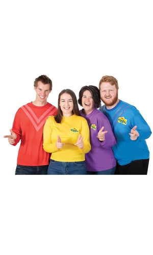 YELLOW WIGGLE COSTUME TOP, ADULT UNISEX