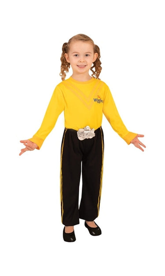 YELLOW WIGGLE DELUXE PANTS COSTUME, CHILD