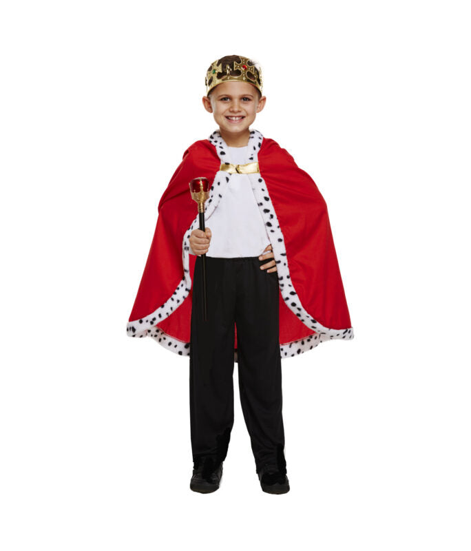 King Cape Costume For Kids