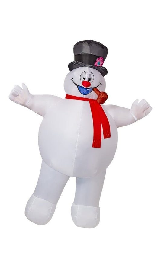 FROSTY THE SNOWMAN INFLATABLE COSTUME ADULT