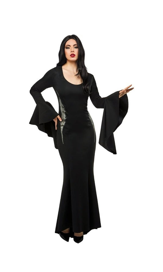 MORTICIA DELUXE COSTUME WEDNESDAY ADULT