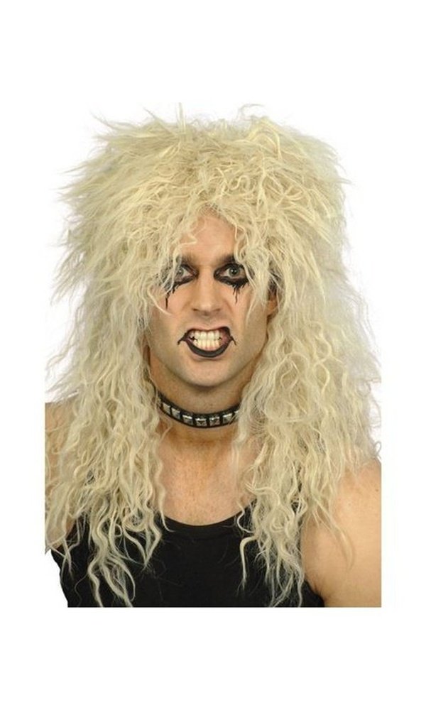 1980s Blonde Hard Rocker Wig