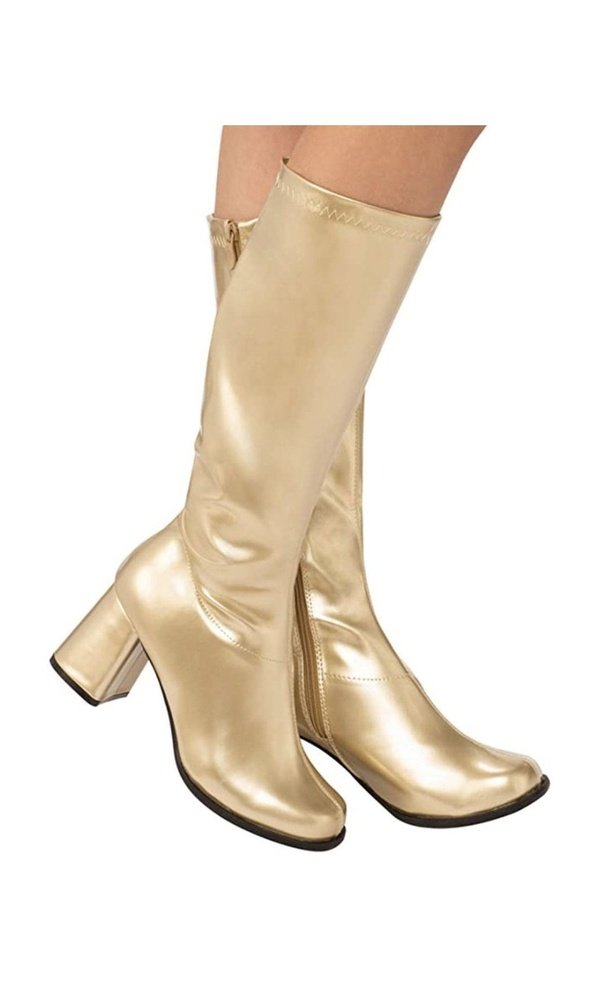 GO GO BOOTS GOLD - ADULT