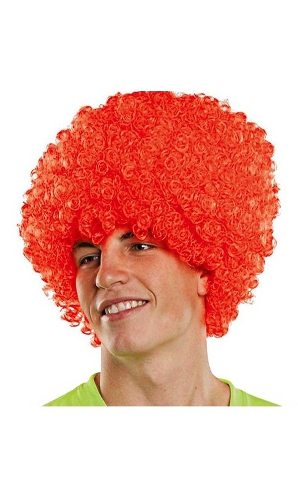 Party Wig Red Afro