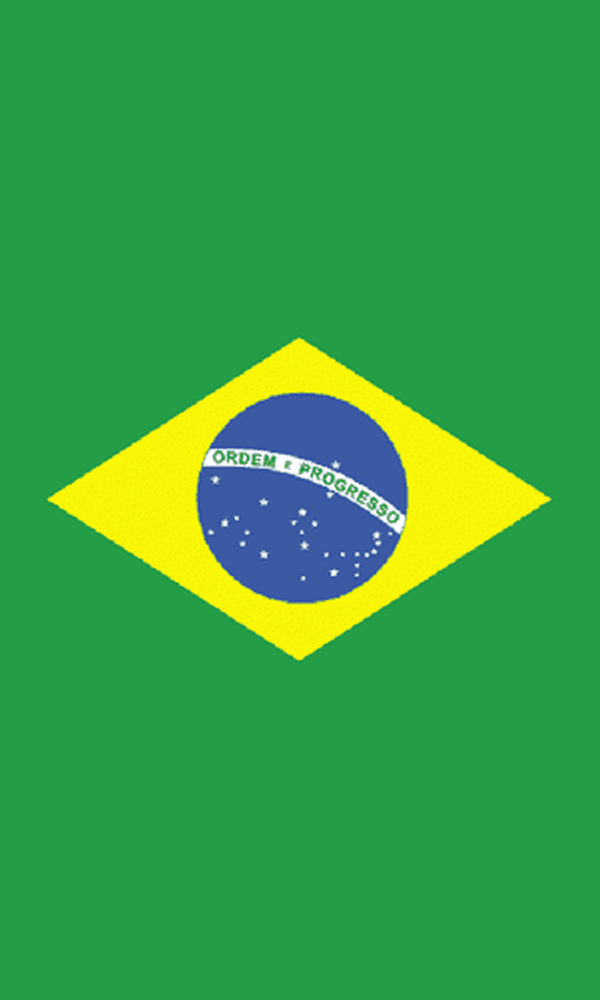 BRAZIL FLAG :90 CMS *150CMS