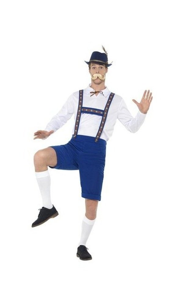 Bavarian Man Costume Blue