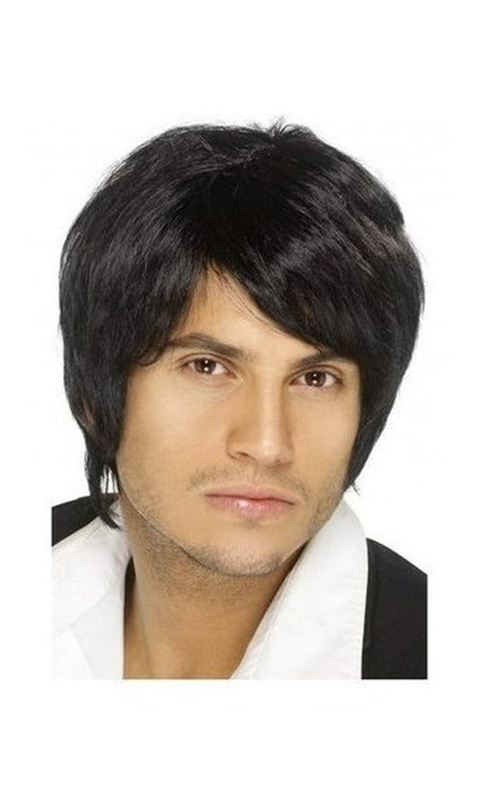 Black Boy Band Wig