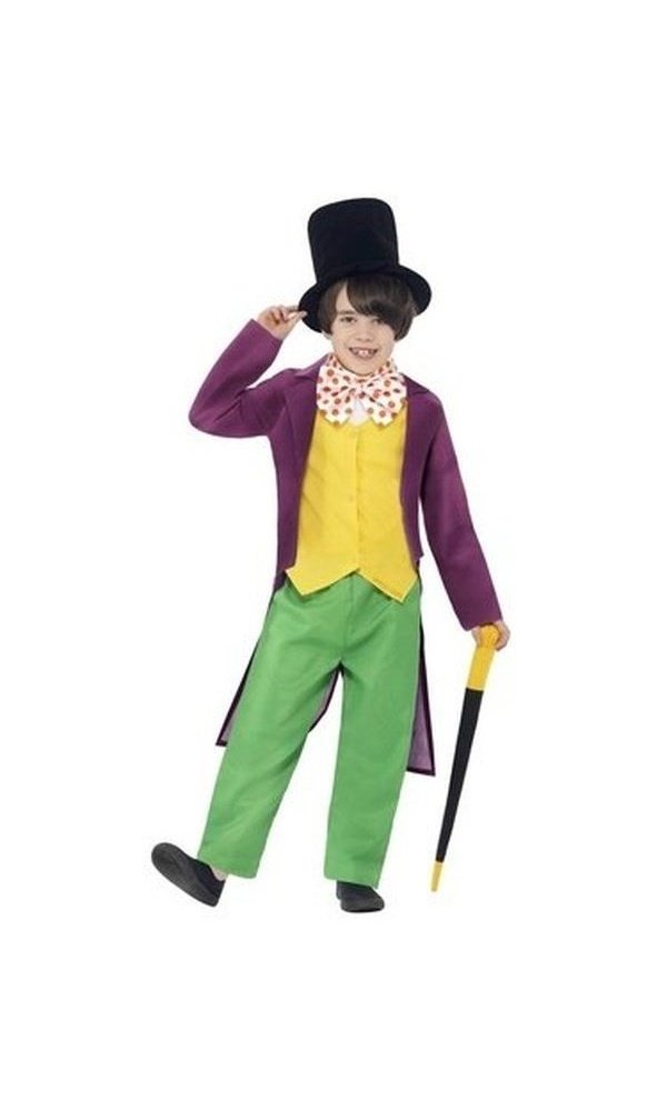 CHILD WILLY WONKA COSTUME ROALD DAHL