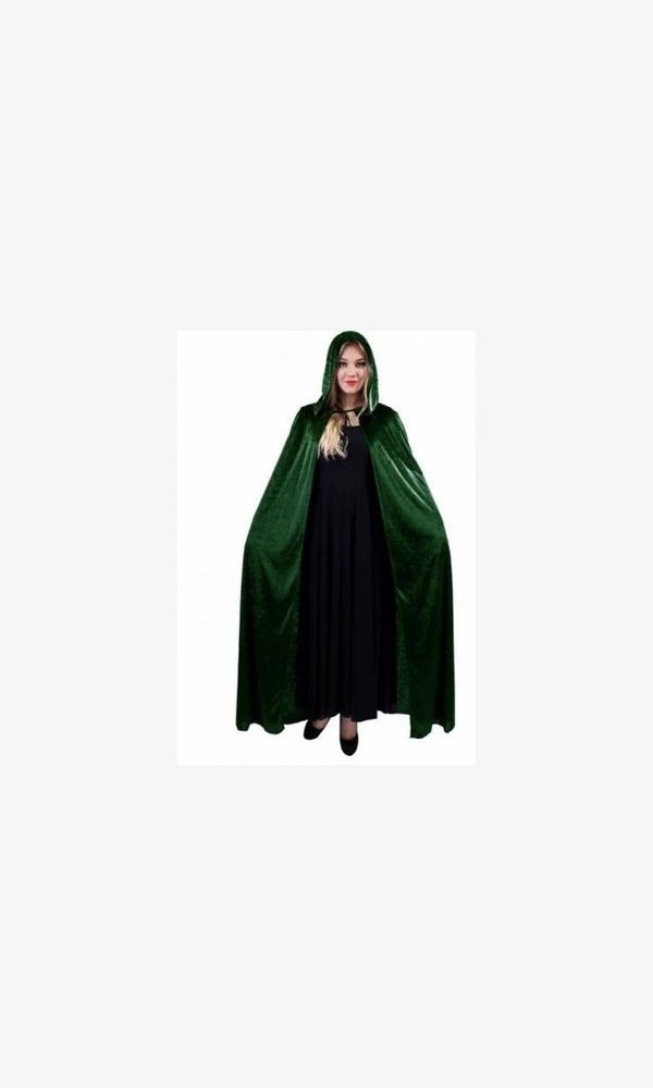Cloak dark green cape
