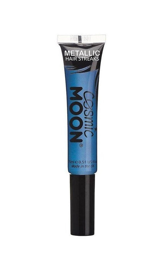 Cosmic moon metallic hair streaks Blue 15mls