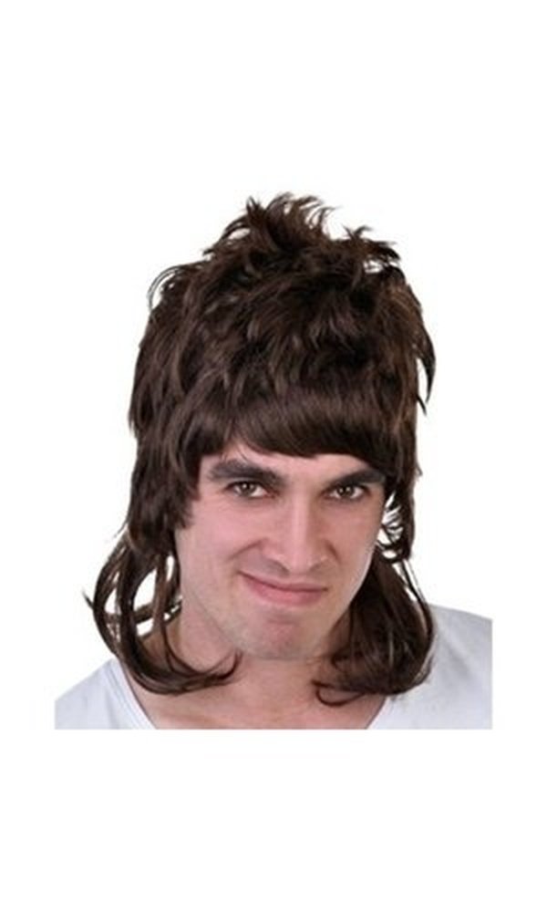 DAZZA MULLET BROWN WIG