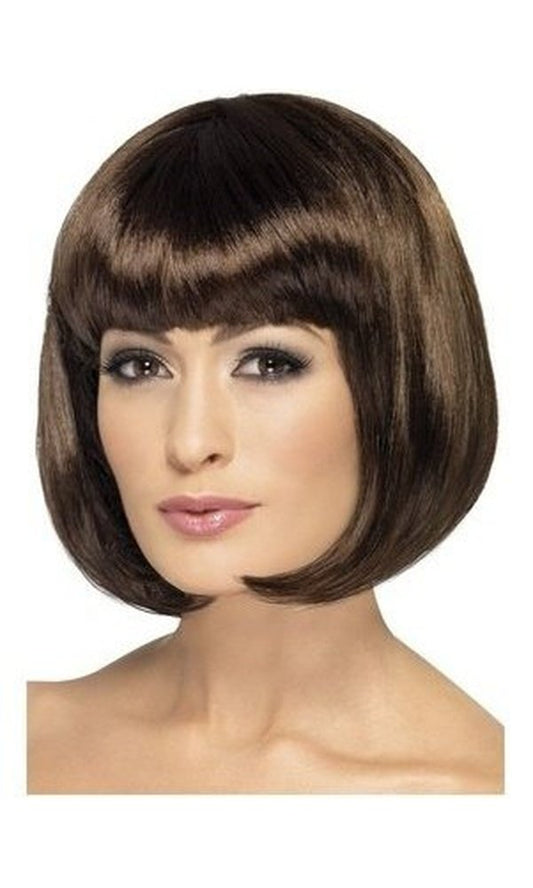 Dark Brown Short Bob Partyrama Wig