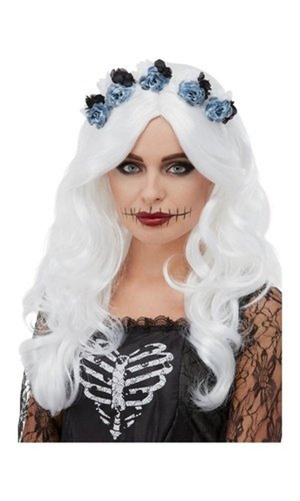Day of the Dead Wig, White