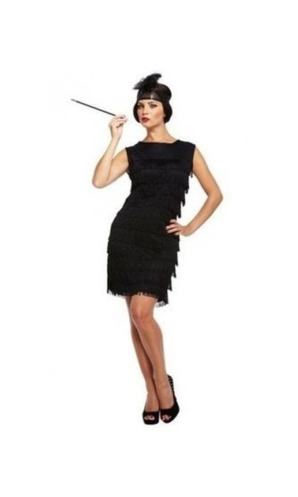 Flapper Costume Black