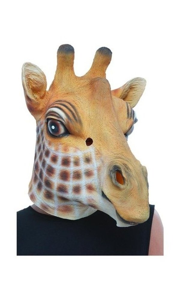 Giraffe Latex Mask