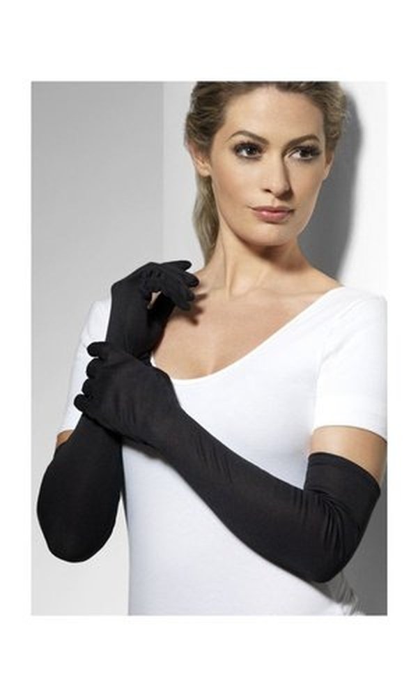 Gloves, Black, Long