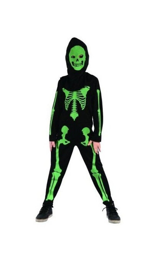 GLOW SKELETON COSTUME KIDS