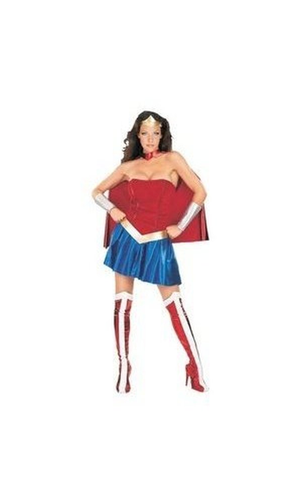 Golden Super Hero Costume Adult Wonder Woman