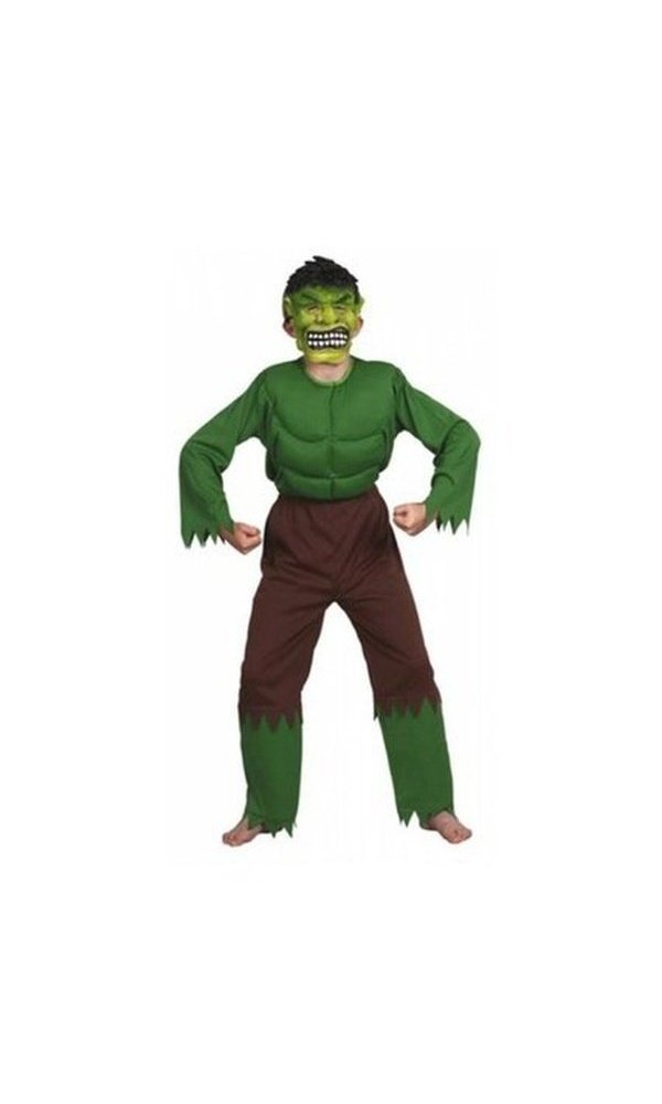 Green Monster Costume Child Hulk