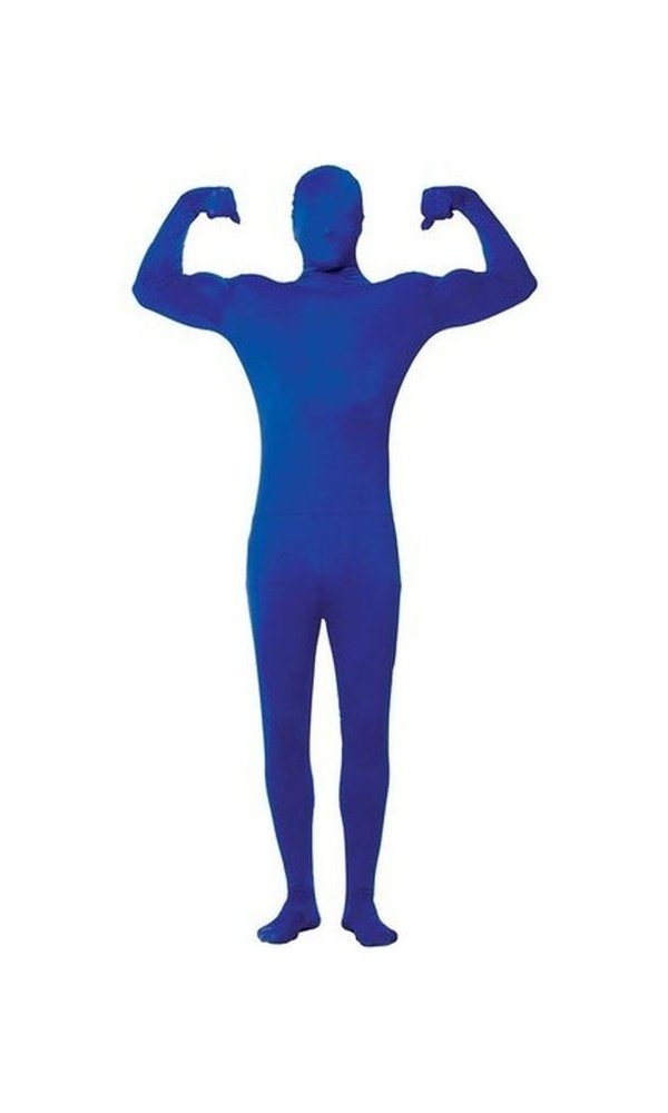 Invisible Man Spandex Costume Blue 183cms