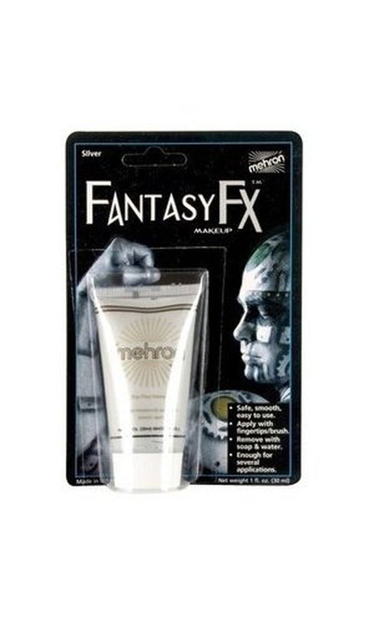 MEHRON Fantasy FX Make Up 30ml Silver Face paint