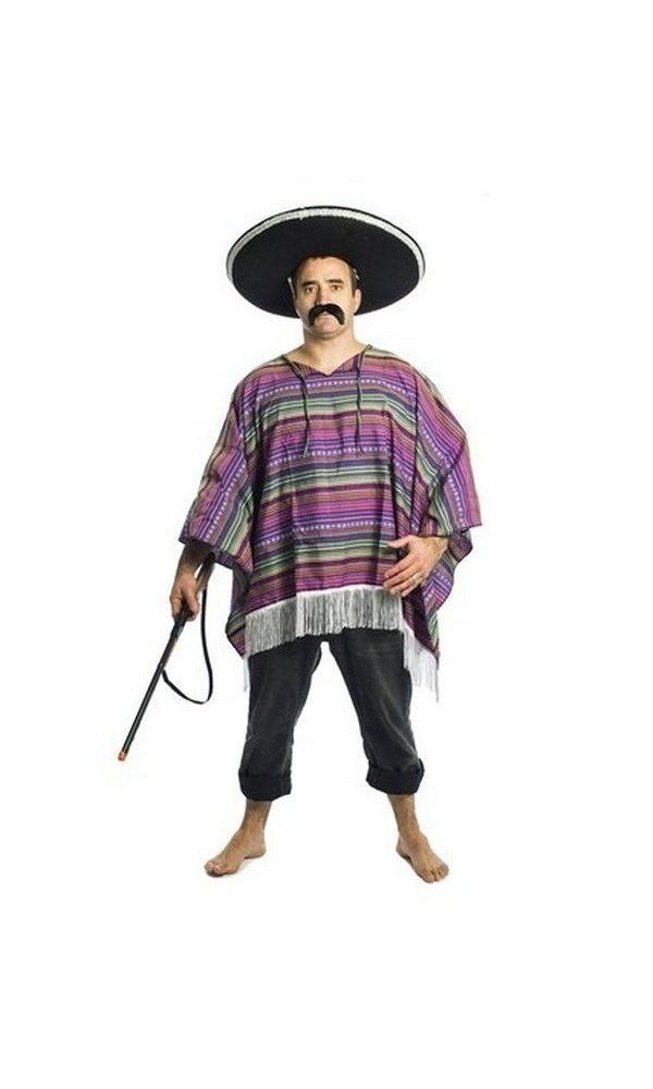 Mexican Poncho Multi Colour