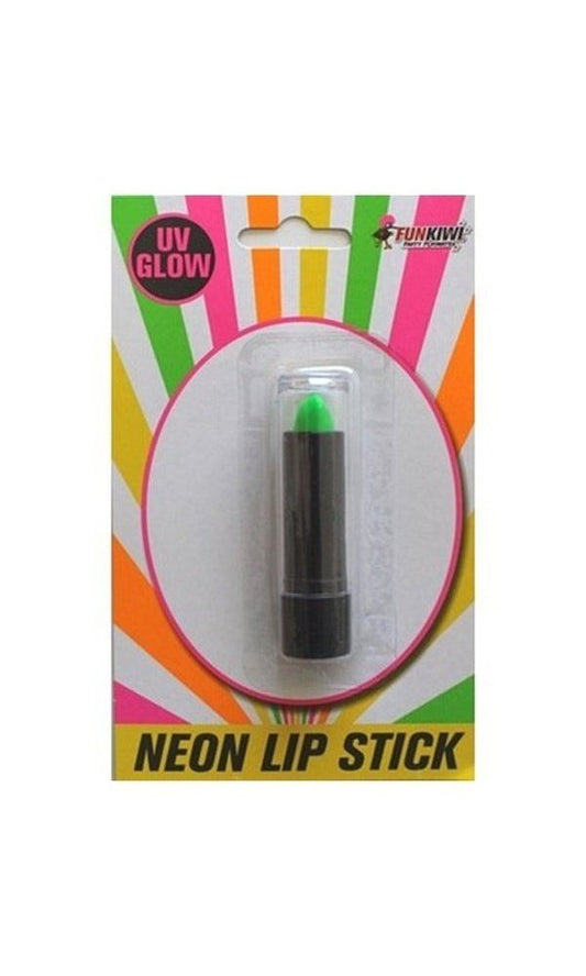 Neon UV Glow Lipstick Green