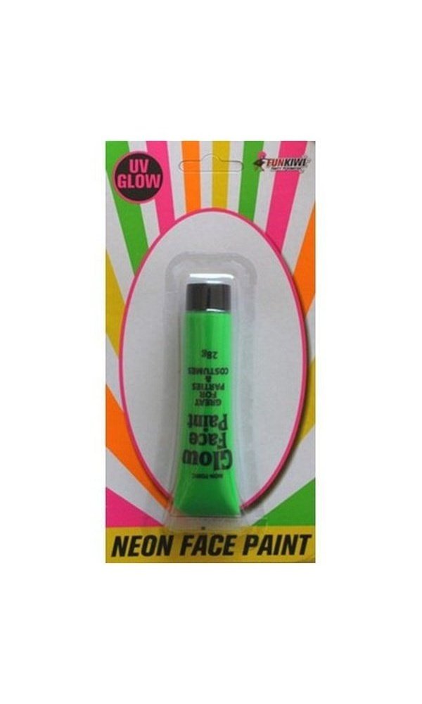 Neon Face Paint UV Glow Neon Green
