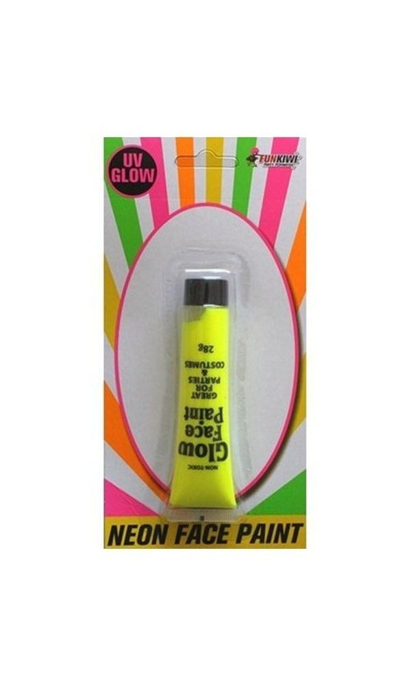 Neon Face Paint UV Glow Neon Yellow