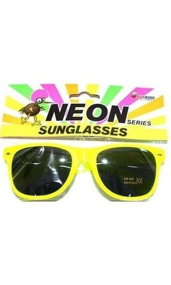 Neon Sunglasses Yellow