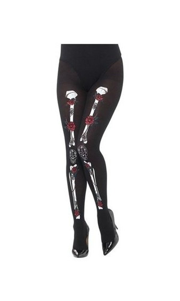 Opaque Day of the Dead Tights