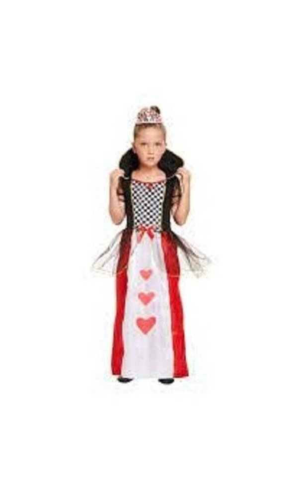 QUEEN OF CARDS COSTUME CHILD