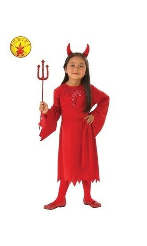 RED DEVIL GIRLS COSTUME, CHILD