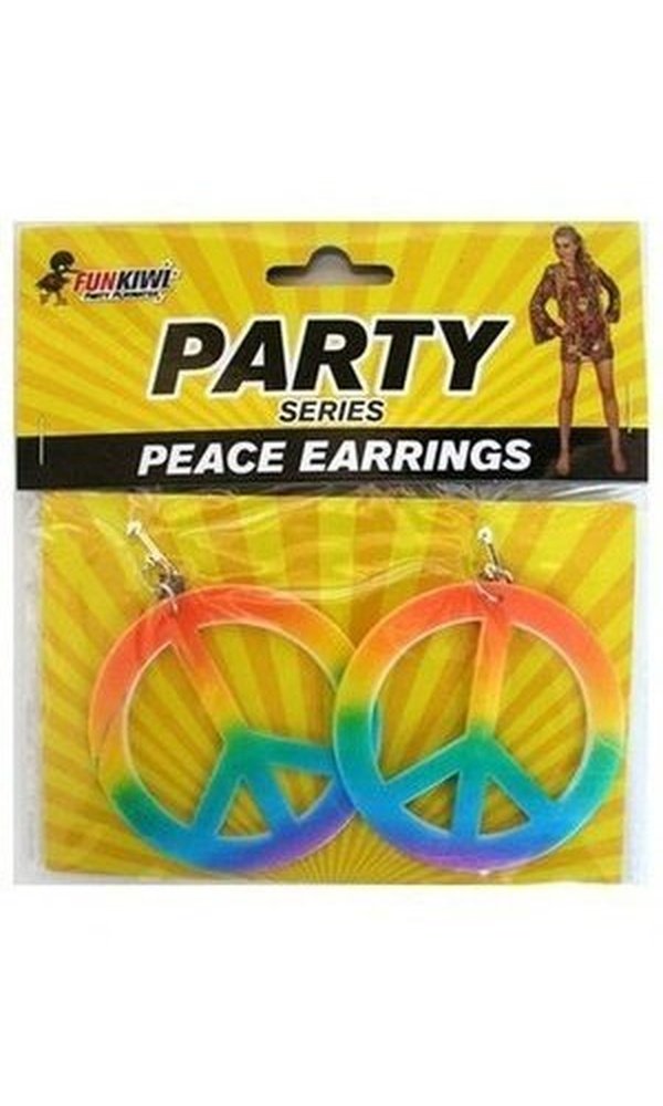 Rainbow Peace Earrings