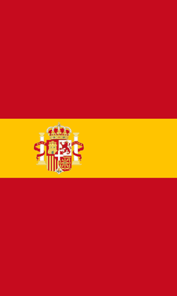 SPAIN FLAG 90CMS X 150CMS