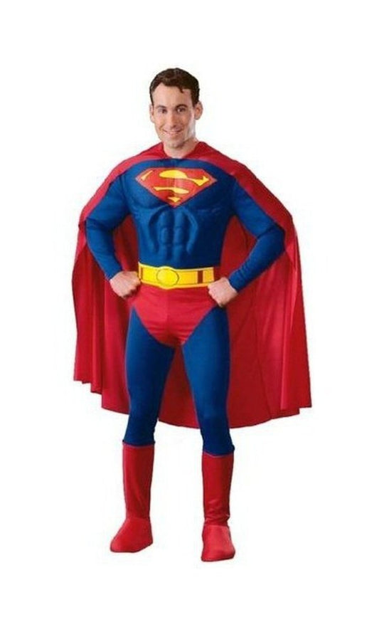 SUPERMAN MUSCLE CHEST COSTUME, ADULT