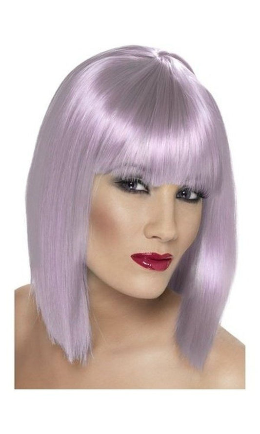 Short Lilac Blunt Glam Wig