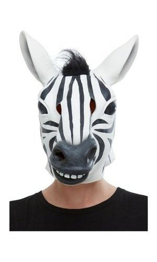 Zebra Latex Mask